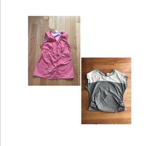 Two maternity tops size M